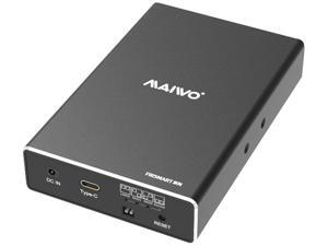 MAIWO 2.5" dual bay typeC to SATA 6Gbps HDD/SSD enclosure ,RAID0/1/JBOD/PM to speed 10Gbps,aluminum case MAIWO 2.5" dual bay typeC to SATA 6Gbps HDD/SSD enclosure ,RAID0/1/JBOD/PM to speed 10Gbps,aluminum case