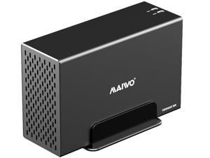 MAIWO K35272U3S 2 Bay RAID Storage External Hard Drive Enclosure for USB 3.0 (5Gbps) 3.5 inch SATA Support UASP and RAID 0/1 / Large/Normal (36TB)