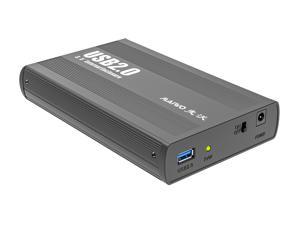 MAIWO External SATA Hard Drive Enclosure Case, USB 3.0 SATA HDD Enclosure for 2.5/3.5 inch SATA III HDD/SSD, External Hard Drive Case Black