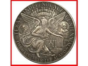 Rare Antique United States America 1937 Half Dollar Texas Silver Color Coin