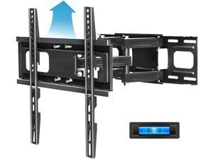 Full Motion TV Mount with Height Setting TV Wall Mount for Most 32-65 inch LED LCD Plasma Flat Screen Articulating Swivel Tilt Extension TV Bracket up to 121lbs Loading Max VESA 400x400mm
