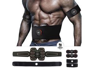 ABS Muscle Toner Abdominal Toning Workout Belt Body Training Gear Fitness Equipment Full Set for Abdomen/Arm/Leg Training(USB Charging)