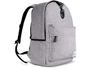 Travel Laptop Backpack with Anti-theft Lock Up to 16" Notebook - Grey