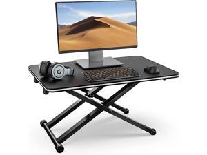 Standing Desk for Laptop Desktop Sit to Stand Up Desk Conventer for Single Monitor SD255001WB