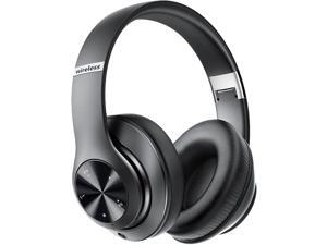 9S Bluetooth Headphones Over-Ear, [60 Hrs Playtime] Hi-Fi Stereo Sound Foldable Headphones with Volume Control, Built in Mic, 6EQ Modes, Soft Memory Earmuffs for Phone/PC (Black)
