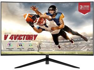27” Curved 75Hz Monitor for Gaming, School & Office, FHD 4000:1 Contrast 1080p, Speakers, Micro-Bezels & Modern Metallic Finish, Adaptive Sync, HDMI VGA, Zer0 Dead Pixel Policy (VESA) 27” Curved 75Hz Monitor for Gaming, School & Office, FHD 4000:1 Contrast 1080p, Speakers, Micro-Bezels & Modern Metallic Finish, Adaptive Sync, HDMI VGA, Zer0 Dead Pixel Policy (VESA)