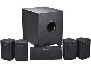 5.1 Channel Home Theater Satellite Speakers And Subwoofer - Black