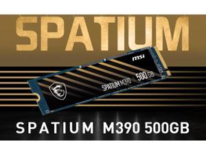 MSI SPATIUM M390 NVME M.2 500GB SSD PCIe SM390N500GB