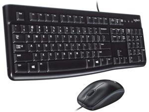 Logitech MK120 Durable, Comfortable, Wired Keyboard and Mouse Combo