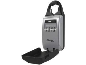 Master Lock Portable Lock Box with Adjustable Shackle, 5420D 6 Key Capacity