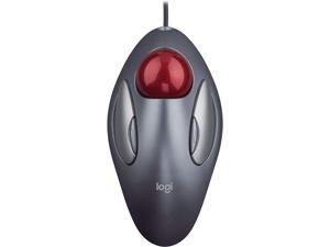 Logitech Trackman Marble Trackball Wired Mouse - Dark Silver Logitech Trackman Marble Trackball Wired Mouse - Dark Silver