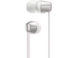 Sony Wireless in-Ear Headset/Headphones with Mic for Phone Call, White