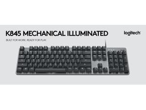 Logitech K845 Mechanical Illuminated Keyboard Mechanical Switches (TTC Red Switches)