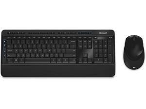 Microsoft Wireless Keyboard and Mouse Combo 3050 - Black
