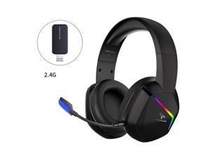 SOMIC 2.4G Wireless Gaming Headset with Microphone for PS5, PS4, Computer Gamer Headphone with Stereo Sound, Detachable Mic, Soft Earmuffs, RGB LED Light, 10H+ Playtime (Xbox one in Wired Mode) SOMIC 2.4G Wireless Gaming Headset with Microphone for PS5, PS4, Computer Gamer Headphone with Stereo Sound, Detachable Mic, Soft Earmuffs, RGB LED Light, 10H+ Playtime (Xbox one in Wired Mode)