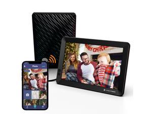 VUCATIMES 10 inch WiFi Digital Picture Frame, One Minute Easy Setup, Share Pictures or Videos via Phone App, 1280x800 HD IPS Display, Motion Detect, Auto-Rotate, Unique Design for Your Loved Ones