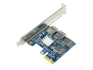 fairdog PCI-E Riser Extender Adapter 1 to 4 PCI-Express Slot 1x to 16x USB 3.0 Riser Card PCIe Converter for BTC ETH Mining 4 in 1 PCI-E Riser Adapter card Board fairdog PCI-E Riser Extender Adapter 1 to 4 PCI-Express Slot 1x to 16x USB 3.0 Riser Card PCIe Converter for BTC ETH Mining 4 in 1 PCI-E Riser Adapter card Board