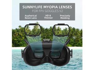 Aspheric Myopia Lens Vision Correction Resin Lens for DJI FPV Glasses V2 Anti-scratch Len Protector Drone Accessories Aspheric Myopia Lens Vision Correction Resin Lens for DJI FPV Glasses V2 Anti-scratch Len Protector Drone Accessories