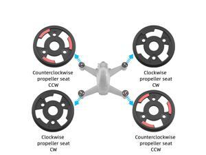 For DJI FPV Drones To Repair Positive And Negative Propeller Bases CCW CW Repair Spare Parts Accessories 2.9x2.9x0.5cm For DJI FPV Drones To Repair Positive And Negative Propeller Bases CCW CW Repair Spare Parts Accessories 2.9x2.9x0.5cm