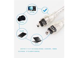 5FT 1394 CABLE 4P 4 Pin to 4 Pin IEEE 1394 for iLink Adapter Cable 4Pin To Firewire cy 150cm 5FT 1394 CABLE 4P 4 Pin to 4 Pin IEEE 1394 for iLink Adapter Cable 4Pin To Firewire cy 150cm