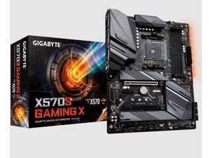 Gigabyte X570S GAMING X (rev. 1.0) AMD X570S GAMING Motherboard with Twin 12+2 Phases Digital VRM Solution with 50A DrMOS, Fully Covered Thermal Design, Triple Ultra-Fast NVMe PCIe 4.0/3.0 x4 M.2