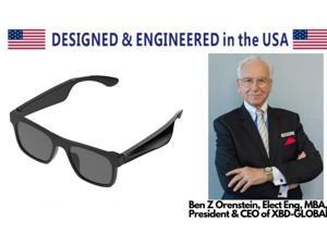 eEAR BTG-02-2 Designer Bluetooth Audio Smart Glasses with Blue Light Filter Lenses Exceptional Open-Ear Audio Sound Unisex Designed and Engineered in the USA eEAR BTG-02-2 Designer Bluetooth Audio Smart Glasses with Blue Light Filter Lenses Exceptional Open-Ear Audio Sound Unisex Designed and Engineered in the USA