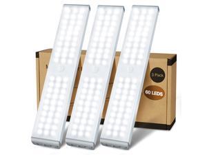 LED Closet Light, 60 LED Newest Version 4 Modes Rechargeable Motion Sensor Closet Light Under Cabinet Lighting, Dimmable Magnetic Wireless Stick on Light for Stairs Wardrobe Kitchen Hallway, 3 Pack LED Closet Light, 60 LED Newest Version 4 Modes Rechargeable Motion Sensor Closet Light Under Cabinet Lighting, Dimmable Magnetic Wireless Stick on Light for Stairs Wardrobe Kitchen Hallway, 3 Pack