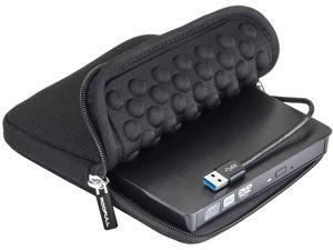 USB 3.0 External CD DVD Drive with Protective Storage Carrying Case Bag, Portable DVD/CD ROM +/-RW Drive Burner Rewriter for Windows 10/8/7, Mac, Linux Laptop Desktop, MacBook Pro/ Air, iMac USB 3.0 External CD DVD Drive with Protective Storage Carrying Case Bag, Portable DVD/CD ROM +/-RW Drive Burner Rewriter for Windows 10/8/7, Mac, Linux Laptop Desktop, MacBook Pro/ Air, iMac