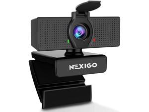 1080P Web Camera, HD Webcam with Microphone & Privacy Cover, 2021 NexiGo N60 USB Computer Camera, 110-degree Wide Angle, Plug and Play, for Zoom/Skype/Teams/OBS, Conferencing and Video Calling