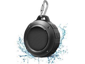 Kayinuo IPX7 Waterproof Bluetooth Speaker Shower Speaker Portable Bluetooth Speaker with Enhanced Bass and Built-in Mic Mini Bluetooth Speaker with Compact Size for Outdoor Bicycle Motor Black 