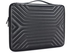 [Best Comfortable Laptop Sleeve Ever] 15-15.6 Inch PU Polyester Slow-Recovery Sponge Shockproof & Water-Resistant Laptop Sleeve Case Bag/Ultrabook Laptop Tablet Bag Case/Skin Cover, Black