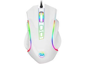 M602 RGB Wired Gaming Mouse RGB Spectrum Backlit Ergonomic Mouse Griffin Programmable with 7 Backlight Modes up to 7200 DPI for Windows PC Gamers (White) M602 RGB Wired Gaming Mouse RGB Spectrum Backlit Ergonomic Mouse Griffin Programmable with 7 Backlight Modes up to 7200 DPI for Windows PC Gamers (White)