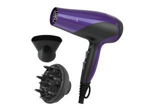 D3190 Damage Protection Hair Dryer with Ceramic + Ionic + Tourmaline Technology, Purple