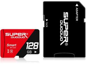 128GB Memory Card Class 10 Card Micro SD Card Compatible Computer Camera and Smartphone,TF Memory Card with a SD Card Adapter