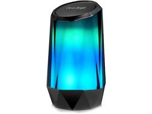 Portable Wireless Bluetooth Speakers 8 LED Lights Modes Stereo Sound Loud Volume Speaker with TF Card Slot, for Smart Phone, Computer and Other All Bluetooth Devices for Home, Outdoors, Travel, Party