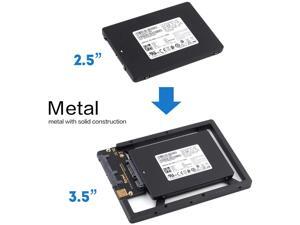 2.5" to 3.5" Drive Converter Internal Solid State SSD Card Hard Drive Bracket Adapter SATA SSD Enclosure Caddy Dock Desktop Mac PC 2.5 to 3.5 Mounting Hardrive for Samsung Crucial SanDisk ect SSD 2.5" to 3.5" Drive Converter Internal Solid State SSD Card Hard Drive Bracket Adapter SATA SSD Enclosure Caddy Dock Desktop Mac PC 2.5 to 3.5 Mounting Hardrive for Samsung Crucial SanDisk ect SSD