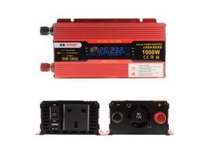 XUYUAN 1000W Car Power Inverter DC 12V To AC 220V Converter LCD Display USB Charger Adapter Portable Auto Modified Save UK XUYUAN 1000W Car Power Inverter DC 12V To AC 220V Converter LCD Display USB Charger Adapter Portable Auto Modified Save UK