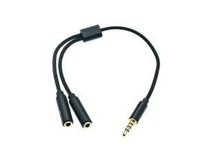 Headphone Splitter Cable 3.5mm Y Audio Jack Splitter Extension Cable 3.5mm Male to 2 Port 3.5mm Female AUX 3.5 Jack 0.25m cable Headphone Splitter Cable 3.5mm Y Audio Jack Splitter Extension Cable 3.5mm Male to 2 Port 3.5mm Female AUX 3.5 Jack 0.25m cable