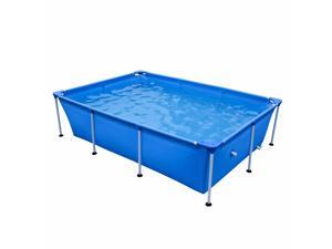 JLeisure 17818 Above Ground Rectangular Steel Frame Swimming Pool, 8.5 x 6 Ft JLeisure 17818 Above Ground Rectangular Steel Frame Swimming Pool, 8.5 x 6 Ft