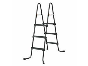 Summer Waves 36 Inch SureStep Outdoor Above Ground Swimming Pool Ladder, Black Summer Waves 36 Inch SureStep Outdoor Above Ground Swimming Pool Ladder, Black