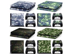 for PS4 Camo Console Skin Decal Sticker Vinyl Decal Skin Wrap compatible with Sony PlayStation 4 Slim Console Camouflage for PS4 Camo Console Skin Decal Sticker Vinyl Decal Skin Wrap compatible with Sony PlayStation 4 Slim Console Camouflage