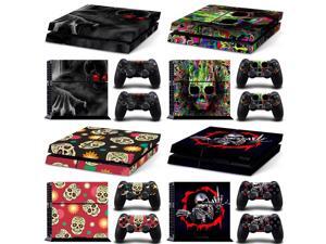 Skull Design for PS4 Vinyl Removable Waterproof Decal Skin Sticker for Sony Playstation 4 Pro Console&Controller Protector Cover Skull Design for PS4 Vinyl Removable Waterproof Decal Skin Sticker for Sony Playstation 4 Pro Console&Controller Protector Cover