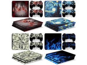 for PS4 Pro Skin Sticker for Sony PlayStation 4 Pro Console and 2 controller skins for PS4 Pro Skin Sticker for Sony PlayStation 4 Pro Console and 2 controller skins