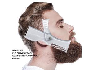 Beard Styling Template Stencil Hair Beard Comb for Men Lightweight and Flexible Fits All-In-One Beard Shaping Tool Beard Styling Template Stencil Hair Beard Comb for Men Lightweight and Flexible Fits All-In-One Beard Shaping Tool