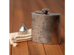 Logan - Utah Map Hip Flask Logan - Utah Map Hip Flask