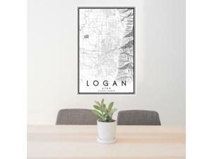 Logan - Utah Classic Map Print Logan - Utah Classic Map Print