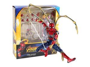 Style Avengers Infinity War IRON Spider Man MAFEX 081 Action Figure Toy Doll Gift