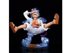 Figure Gear 5 Luffy Action Doll Toys Sun God Nika PVC Figurine Luffy White Statue Movable Model Toys For Children Gifts(12cm (BOX), Green ...