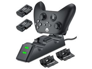 Wireless Controller Charger Dual Handle Fast Charging Dock Station With Rechargeable Battery Packs For Xbox One/One S/One X One Elite/Xbox Series X|S, 2X 1200mAh Battery Pack for Xbox One Controller Wireless Controller Charger Dual Handle Fast Charging Dock Station With Rechargeable Battery Packs For Xbox One/One S/One X One Elite/Xbox Series X|S, 2X 1200mAh Battery Pack for Xbox One Controller
