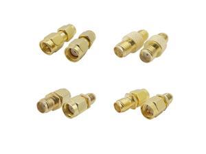 4Pcs SMA Female Jack/Male Plug to RP-SMA Female Jack/Male Plug RF Coaxial Coax Adapter Connector Kits 4Pcs SMA Female Jack/Male Plug to RP-SMA Female Jack/Male Plug RF Coaxial Coax Adapter Connector Kits